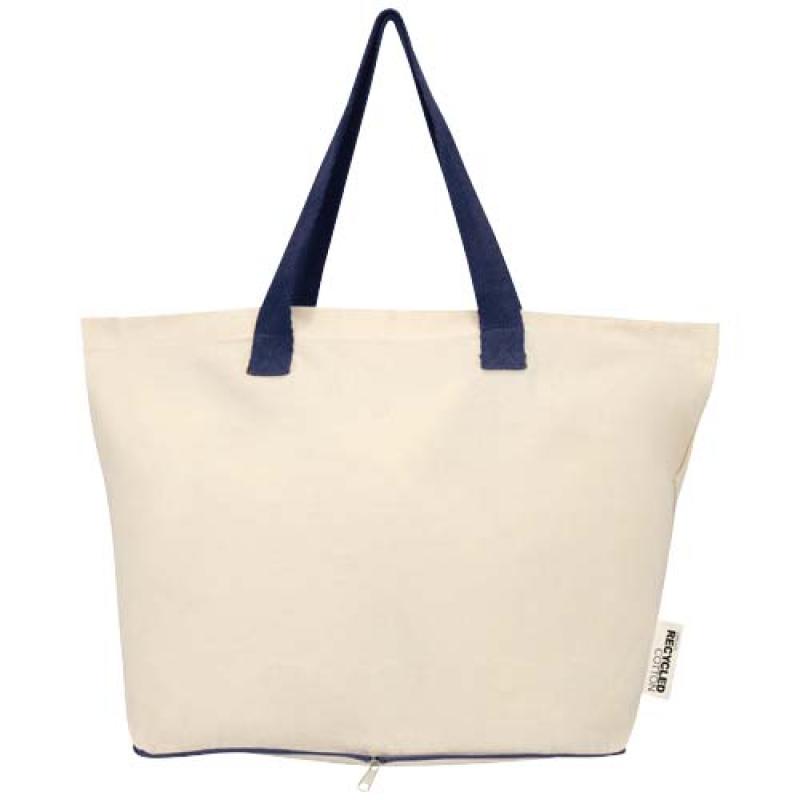Bolsa Tote de 7 l de algodón reciclado GRS de 140 g/m² "Sierra"