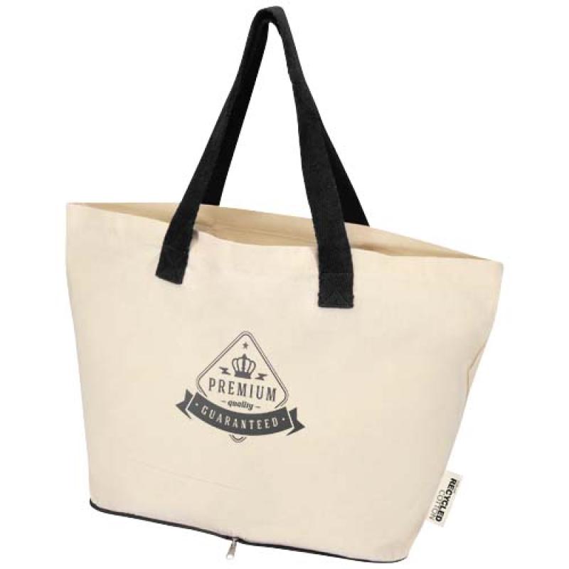 Bolsa Tote de 7 l de algodón reciclado GRS de 140 g/m² "Sierra"