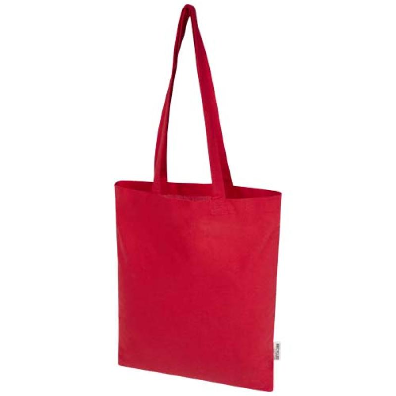 Bolsa Tote de 7 l de algodón reciclado GRS de 180 g/m² "Peru Blend"