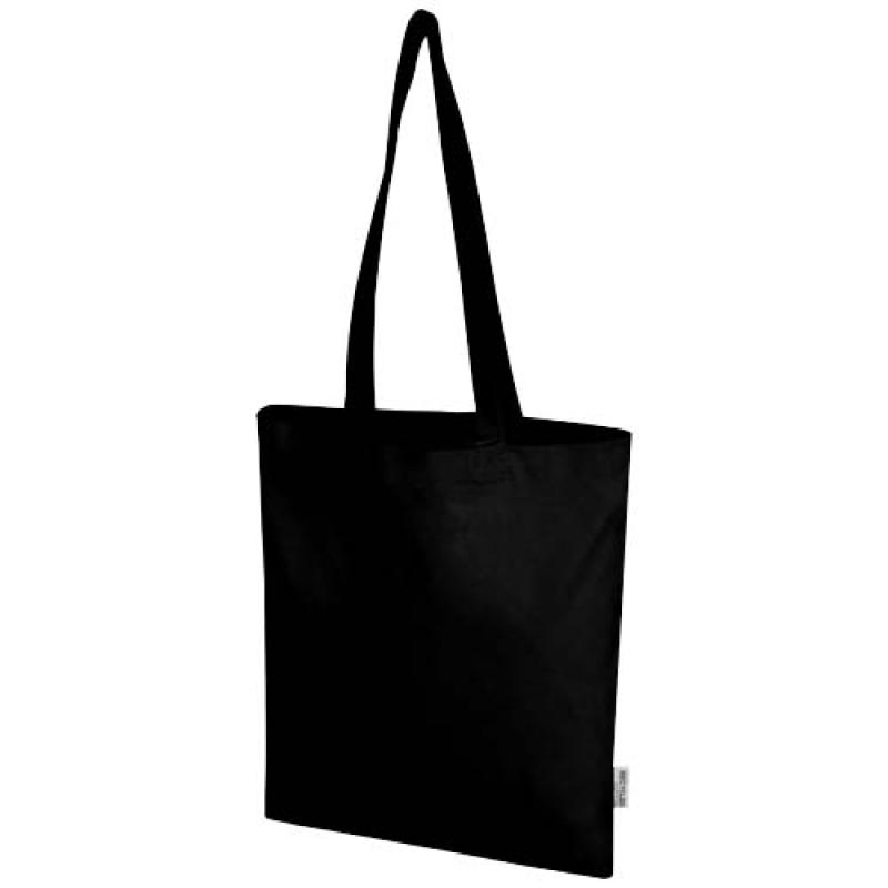Bolsa Tote de 7 l de algodón reciclado GRS de 180 g/m² "Peru Blend"