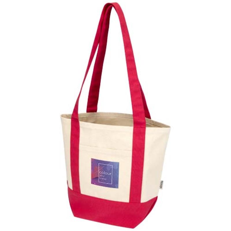 Bolsa Tote mini de algodón reciclado GRS de 320 g/m² "Sam"