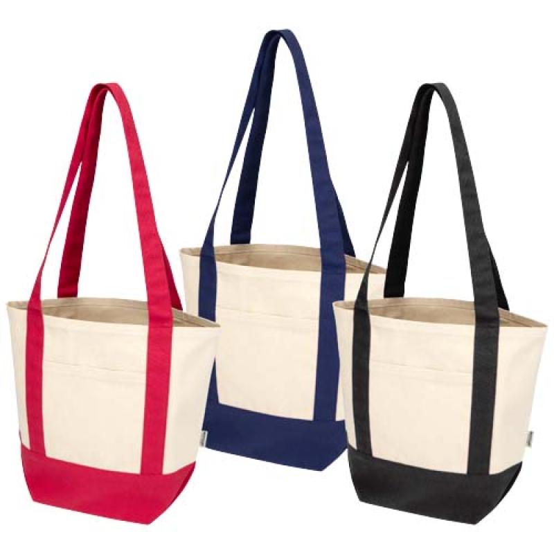 Bolsa Tote mini de algodón reciclado GRS de 320 g/m² "Sam"