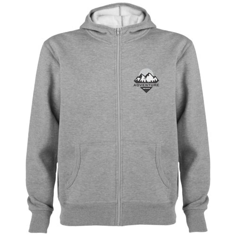 Sudadera con capucha y cremallera completa unisex "Montblanc"
