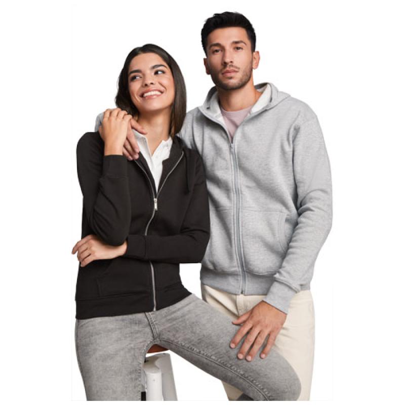 Sudadera con capucha y cremallera completa unisex "Montblanc"