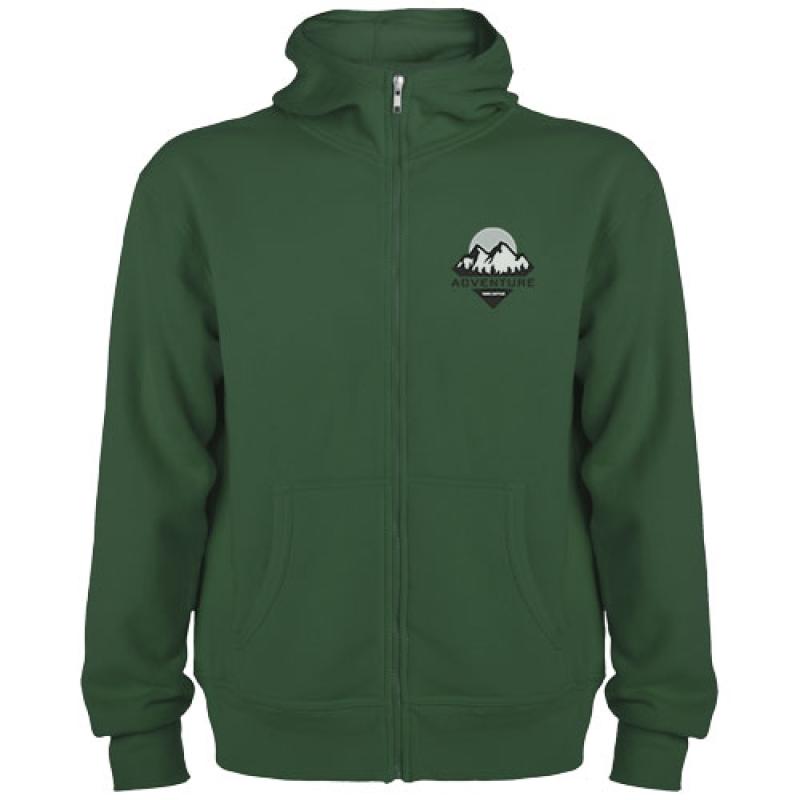 Sudadera con capucha y cremallera completa unisex "Montblanc"