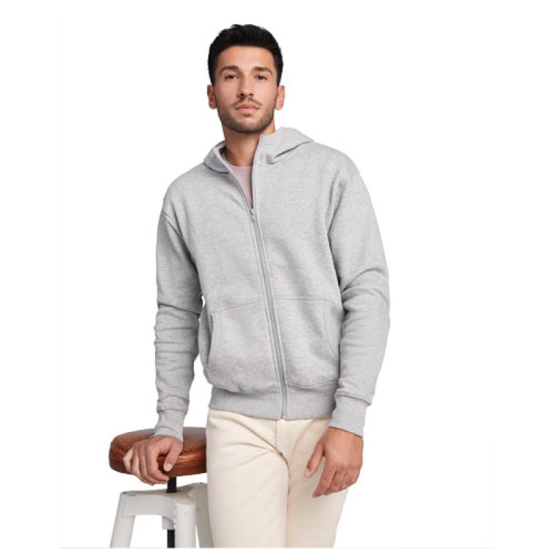 Sudadera con capucha y cremallera completa unisex "Montblanc"