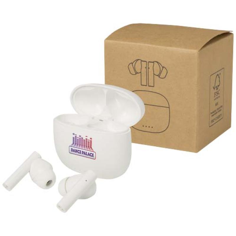 Auriculares True Wireless Bluetooth® de plástico reciclado con almohadillas de silicona "Alterf"