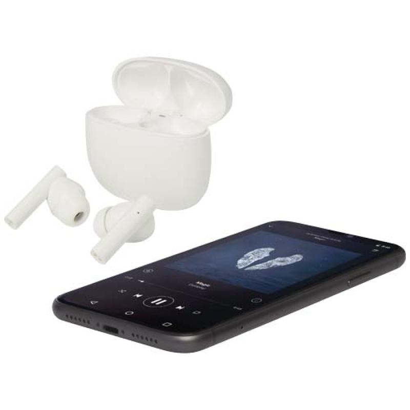 Auriculares True Wireless Bluetooth® de plástico reciclado con almohadillas de silicona "Alterf"