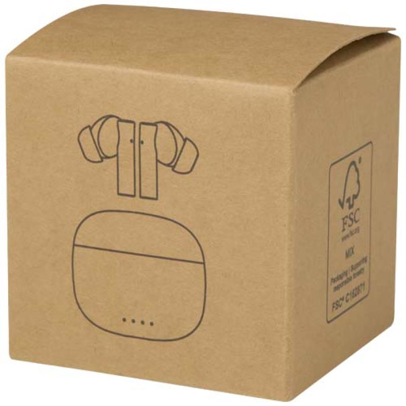 Auriculares True Wireless Bluetooth® de plástico reciclado con almohadillas de silicona "Alterf"