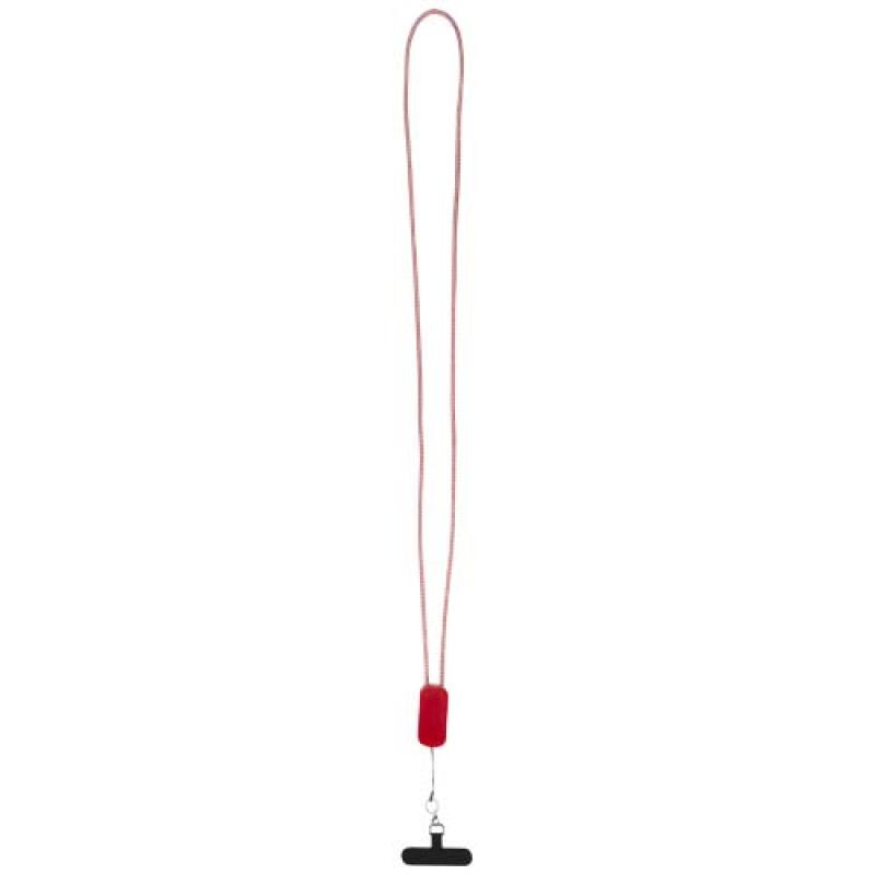 Lanyard de plástico reciclado para smartphone con cable integrado 5 en 1 de 27 W "Anser"