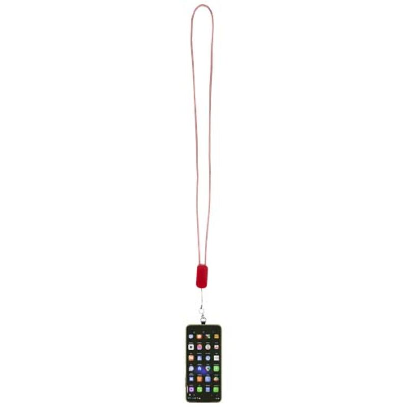 Lanyard de plástico reciclado para smartphone con cable integrado 5 en 1 de 27 W "Anser"
