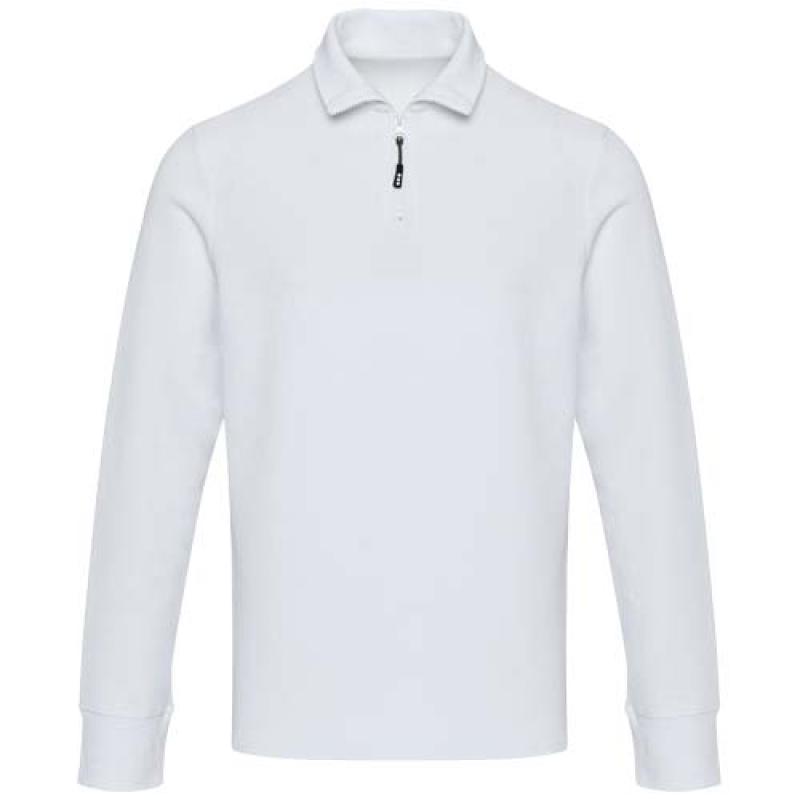 Polo unisex de manga larga y media cremallera "Zeus"