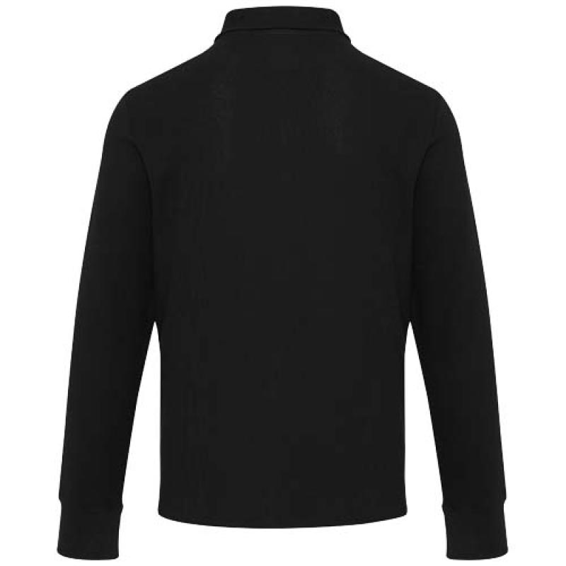 Polo unisex de manga larga y media cremallera "Zeus"