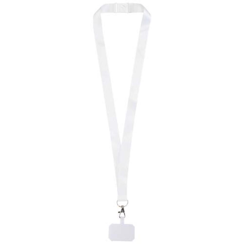 Lanyard de sublimación con soporte para teléfono y cierre de seguridad "Addie"