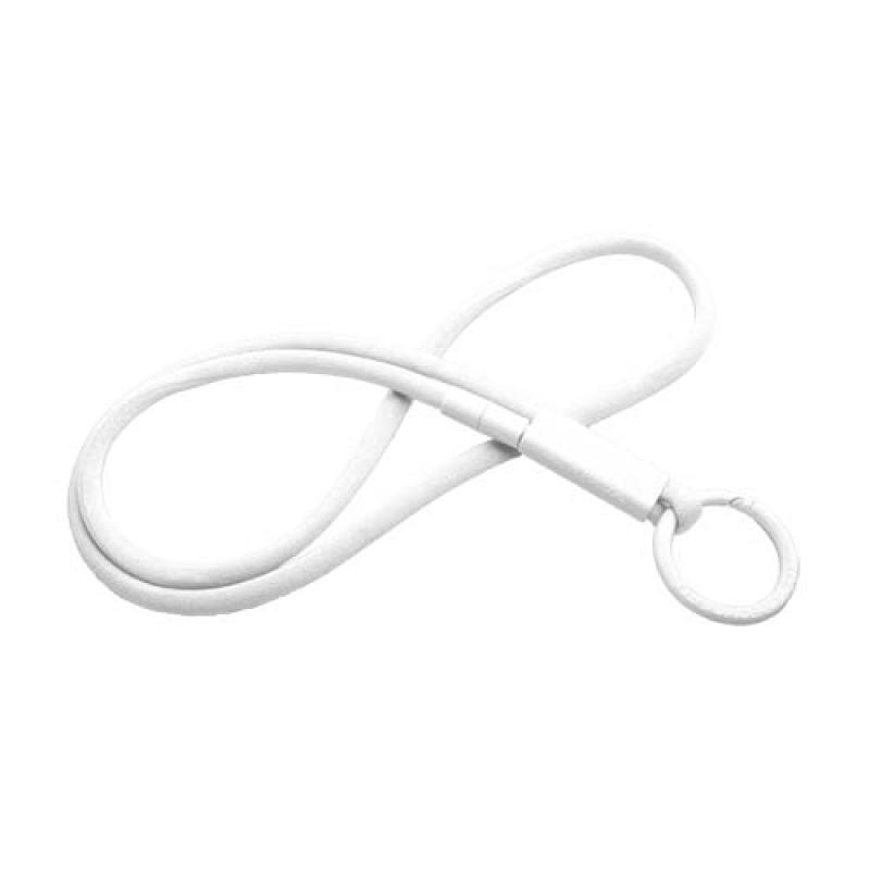 Lanyard con tubo de plástico reciclado "Tubyard"