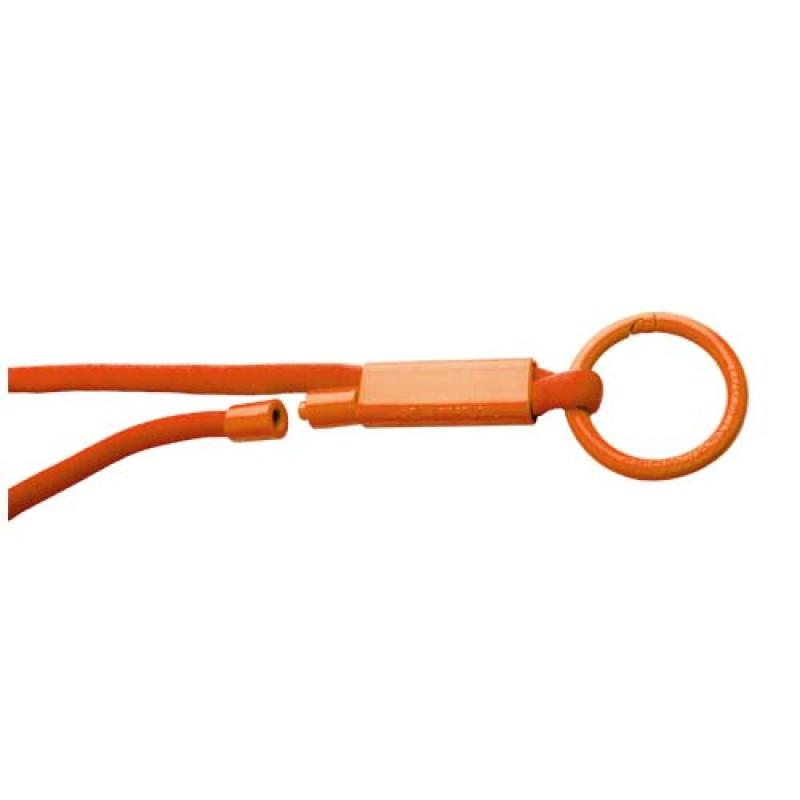 Lanyard con tubo de plástico reciclado "Tubyard"