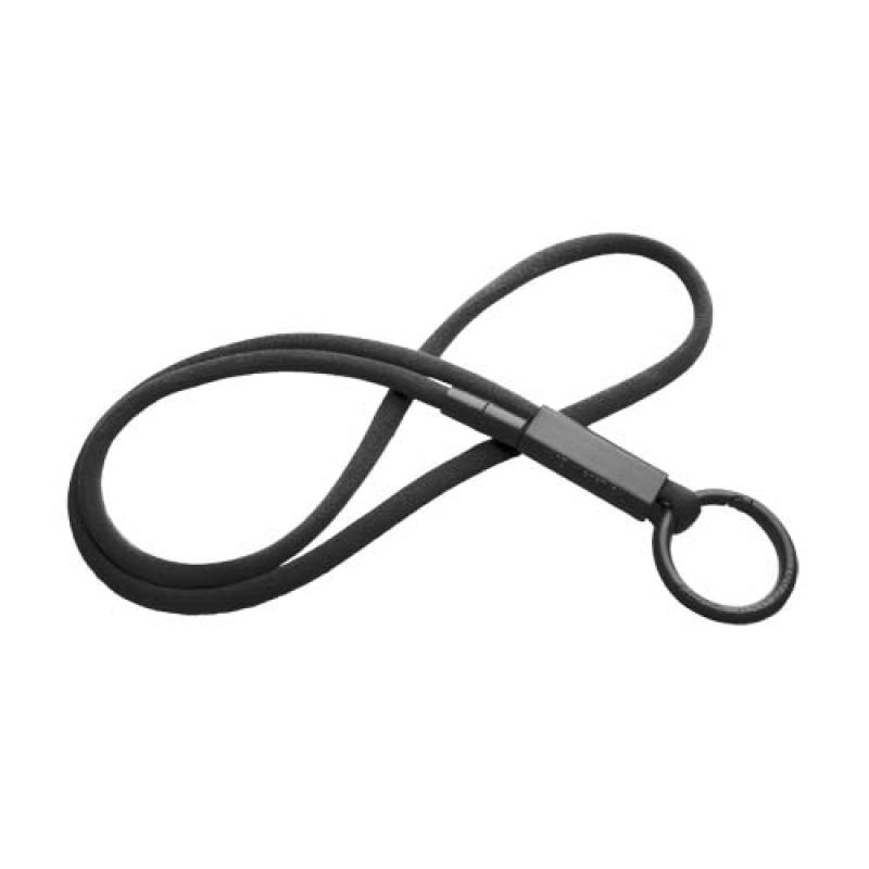 Lanyard con tubo de plástico reciclado "Tubyard"