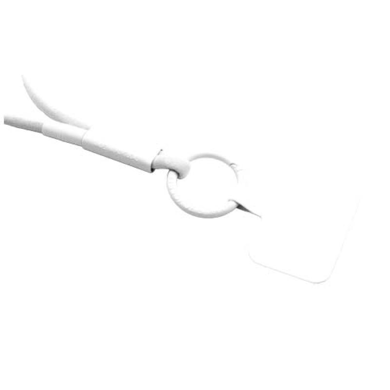 Lanyard con soporte para teléfono con tubo de plástico reciclado "Tubyard"