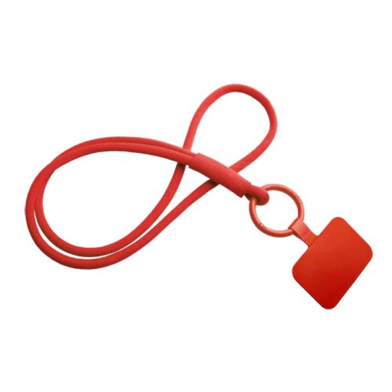 Lanyard con soporte para teléfono con tubo elástico "Tubyard"