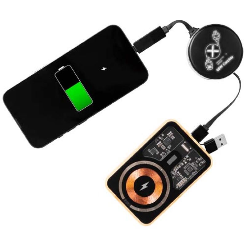 Cable retráctil 4 en 1 de 65 W "SCX.design C42"