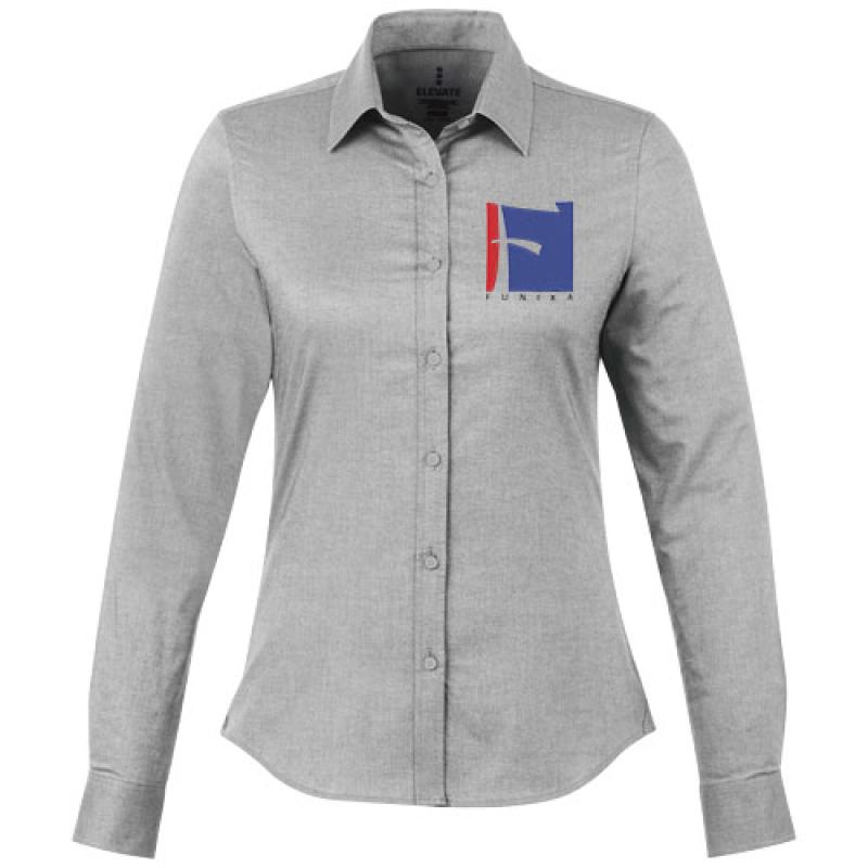 Camisa tipo Oxford de manga larga de mujer "Vaillant"