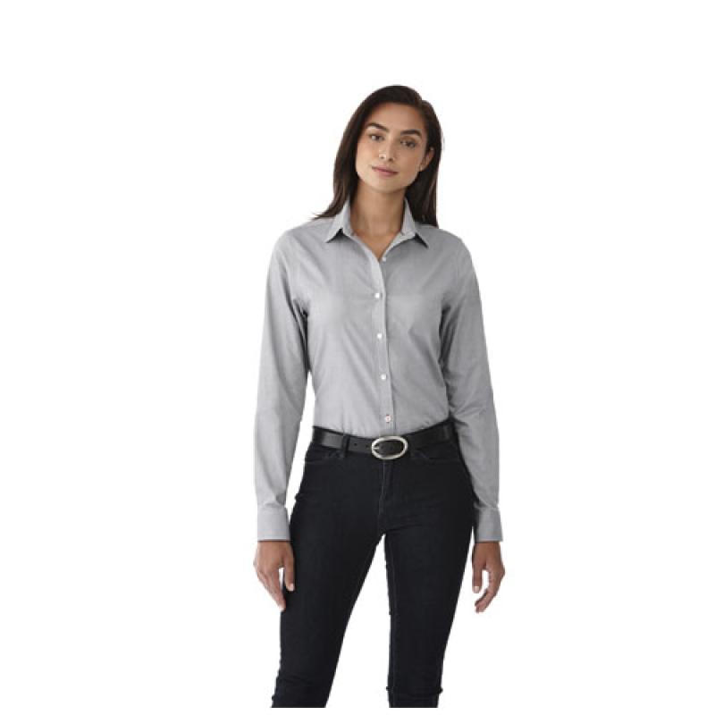 Camisa tipo Oxford de manga larga de mujer "Vaillant"