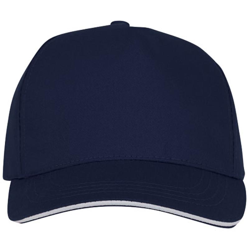 Gorra de 5 paneles con ribete "Ceto"