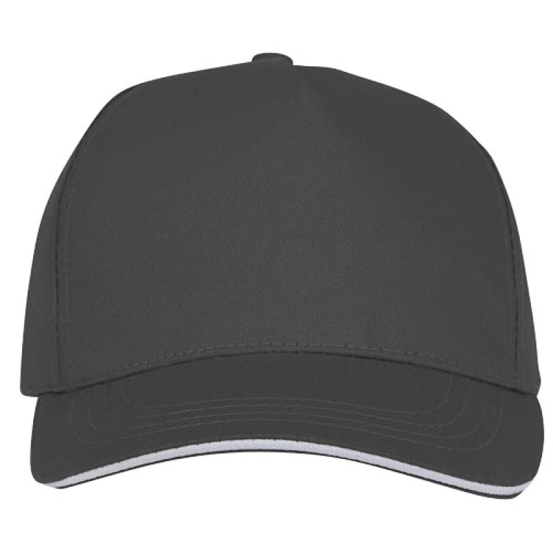 Gorra de 5 paneles con ribete "Ceto"