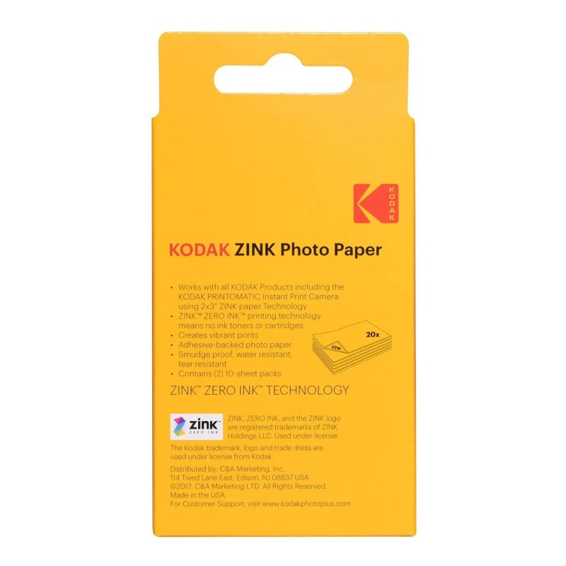 Kodak Zink 2x3 Pack 20 pcs