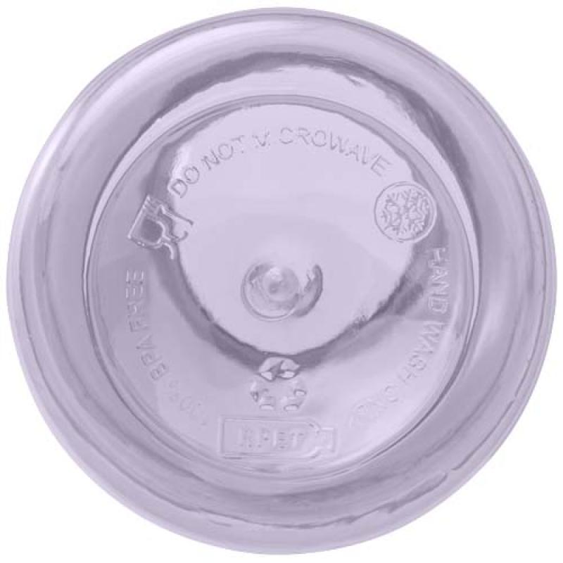 Bidón de 400 ml de plástico reciclado con mosquetón y certificación RCS "Oregon"