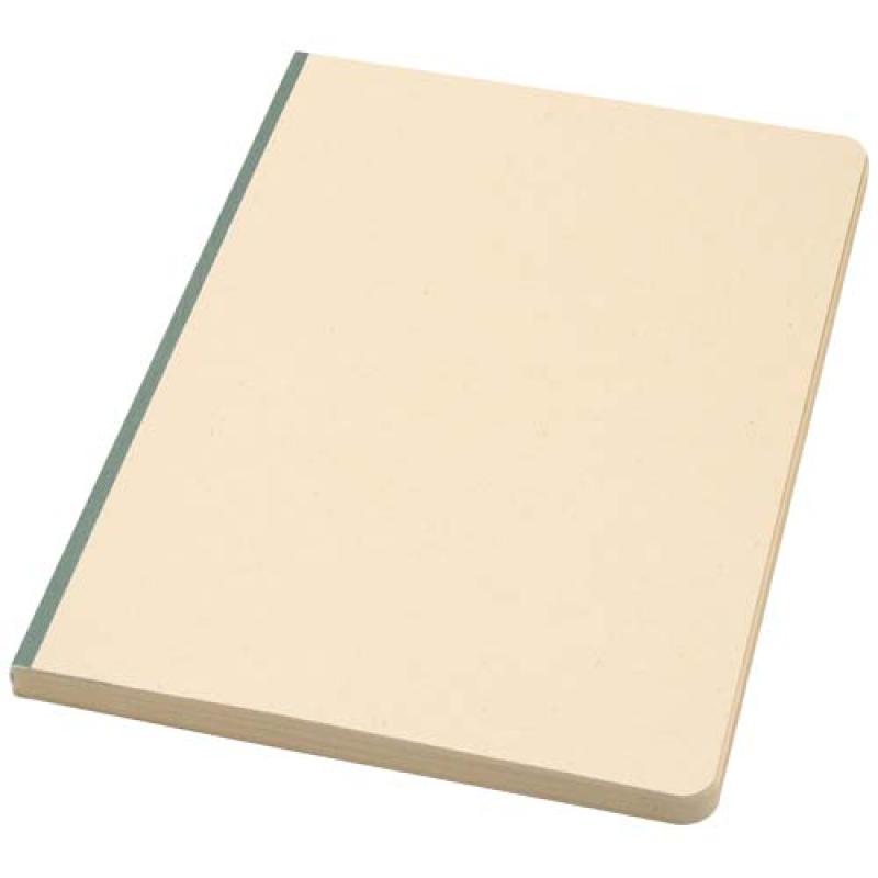 Libreta A5 de tapa blanda de RPET y caña de azúcar "Liliana"