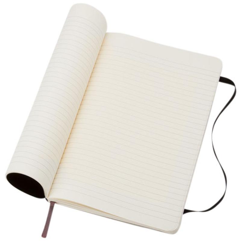 Libreta de tapa blanda L rayada "Classic"