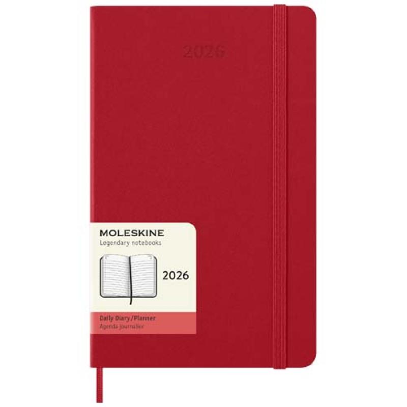 Agenda diaria de 12 meses con tapa dura "Moleskine"