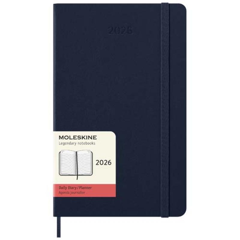 Agenda diaria de 12 meses con tapa dura "Moleskine"