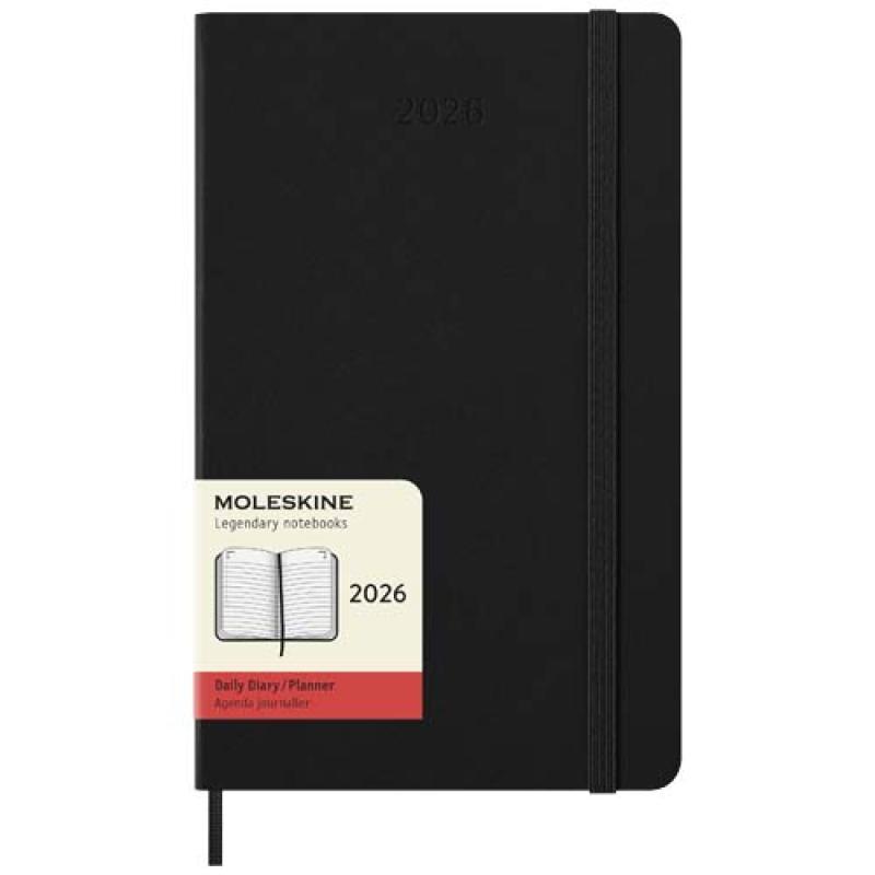 Agenda diaria de 12 meses con tapa dura "Moleskine"