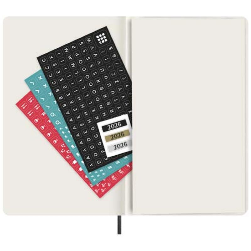 Agenda diaria de 12 meses con tapa blanda "Moleskine"