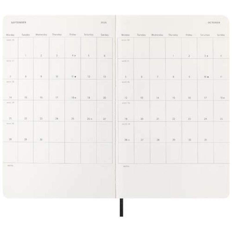 Libreta de 12 meses L con tapa blanda "Moleskine"