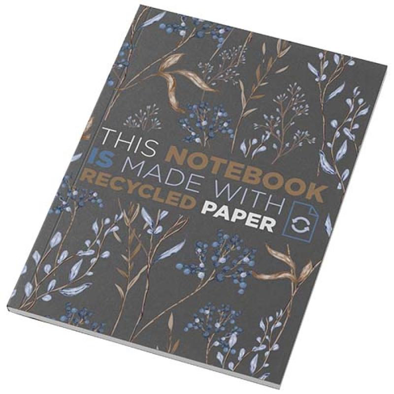 Libreta A5 de tapa blanda con 50 hojas de papel reciclado "Novella Austen"