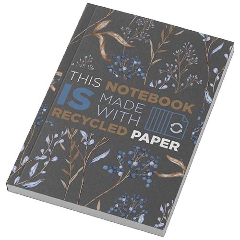 Libreta A6 de tapa blanda con 100 hojas de papel reciclado "Novella Austen"