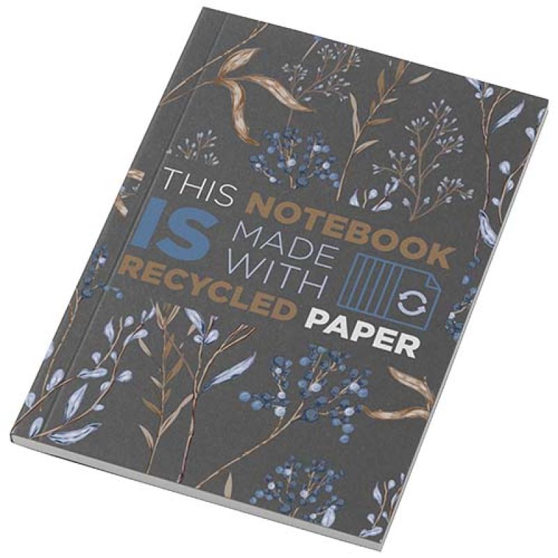 Libreta A6 de tapa blanda con 50 hojas de papel reciclado "Novella Austen"