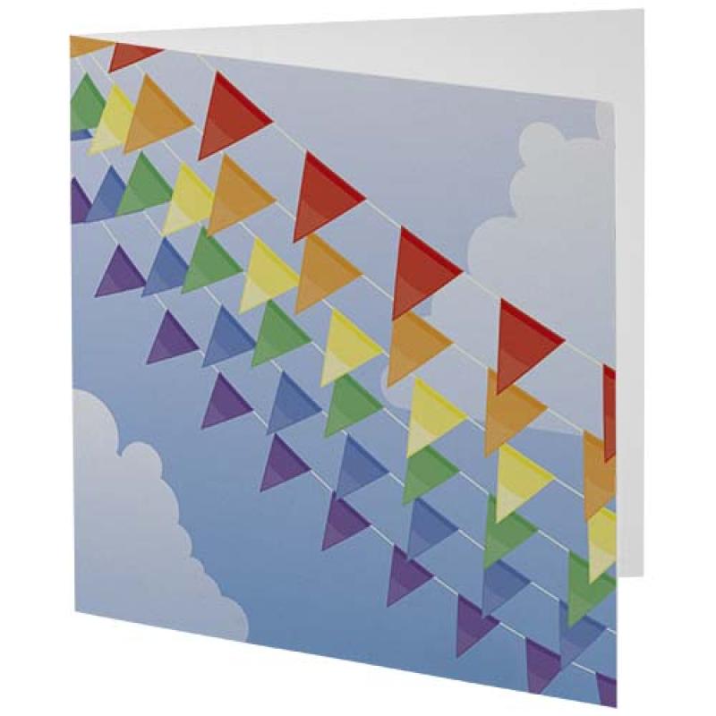 Tarjeta de felicitación cuadrada "Herald"