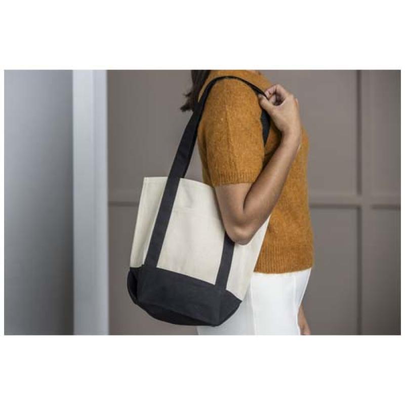 Bolsa Tote mini de algodón reciclado GRS de 320 g/m² "Sam"