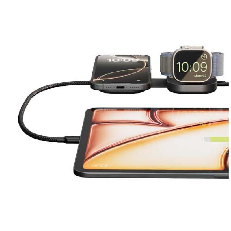 Cable de carga USB-C 3 en 1 de 140 W "Zens Pro 3"