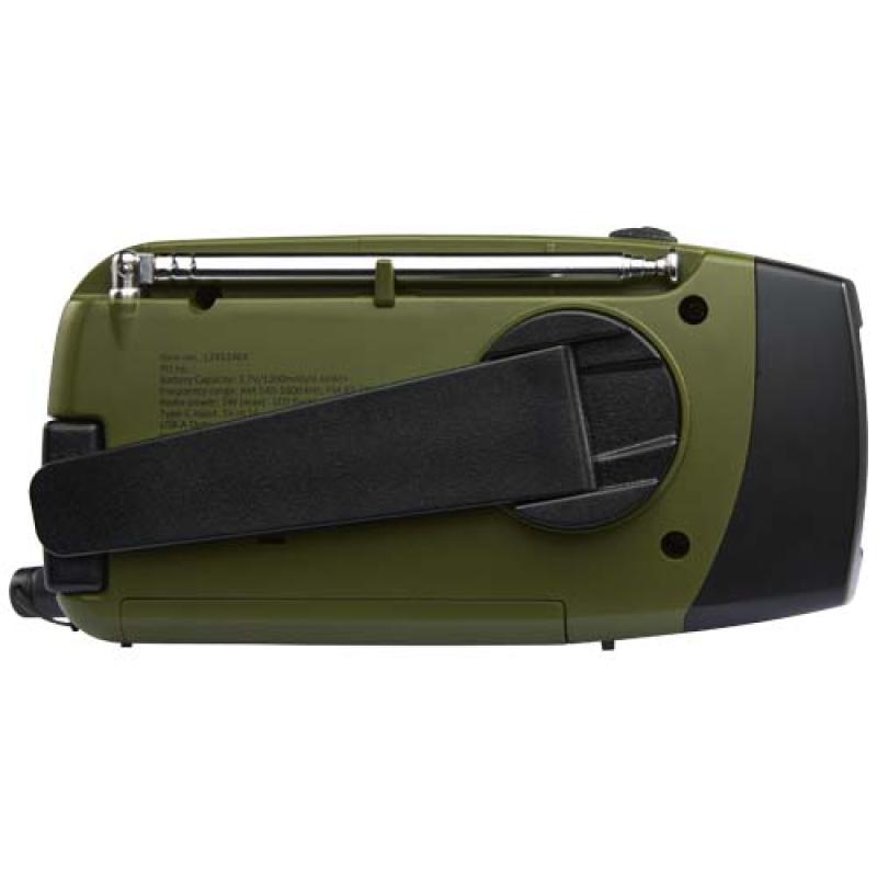 Radio de emergencia RCS de plástico reciclado "Avior"