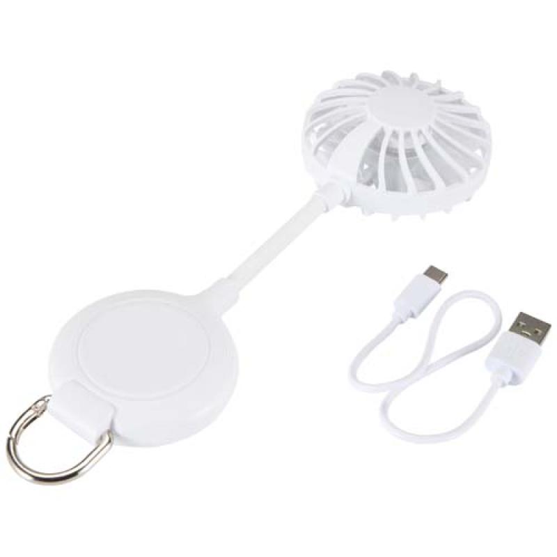 Ventilador portátil magnético de plástico reciclado "Ventio"