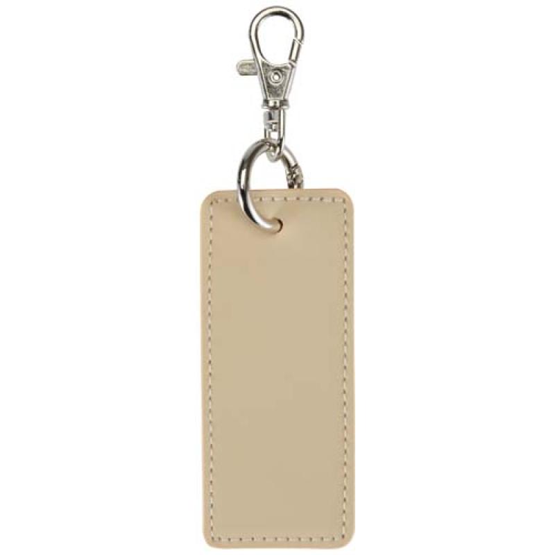 Llavero rectángulo reciclado con certificado GRS "Resi Plus"