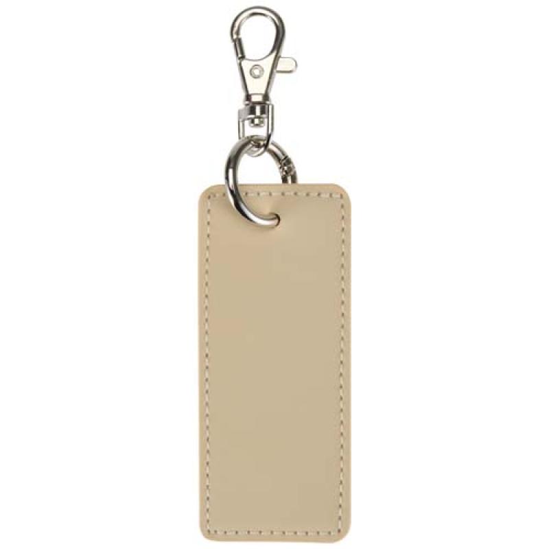 Llavero rectángulo reciclado con certificado GRS "Resi Plus"