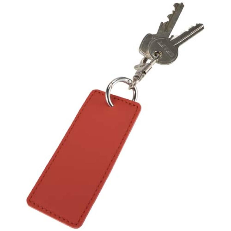 Llavero rectángulo reciclado con certificado GRS "Resi Plus"