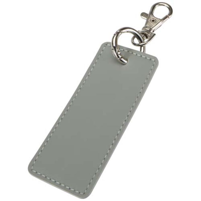 Llavero rectángulo reciclado con certificado GRS "Resi Plus"