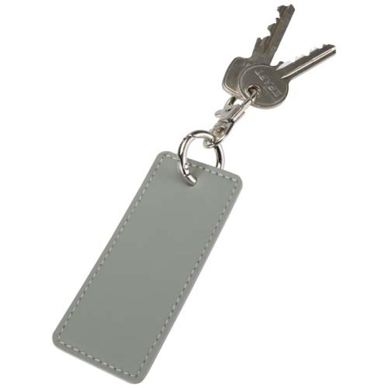 Llavero rectángulo reciclado con certificado GRS "Resi Plus"